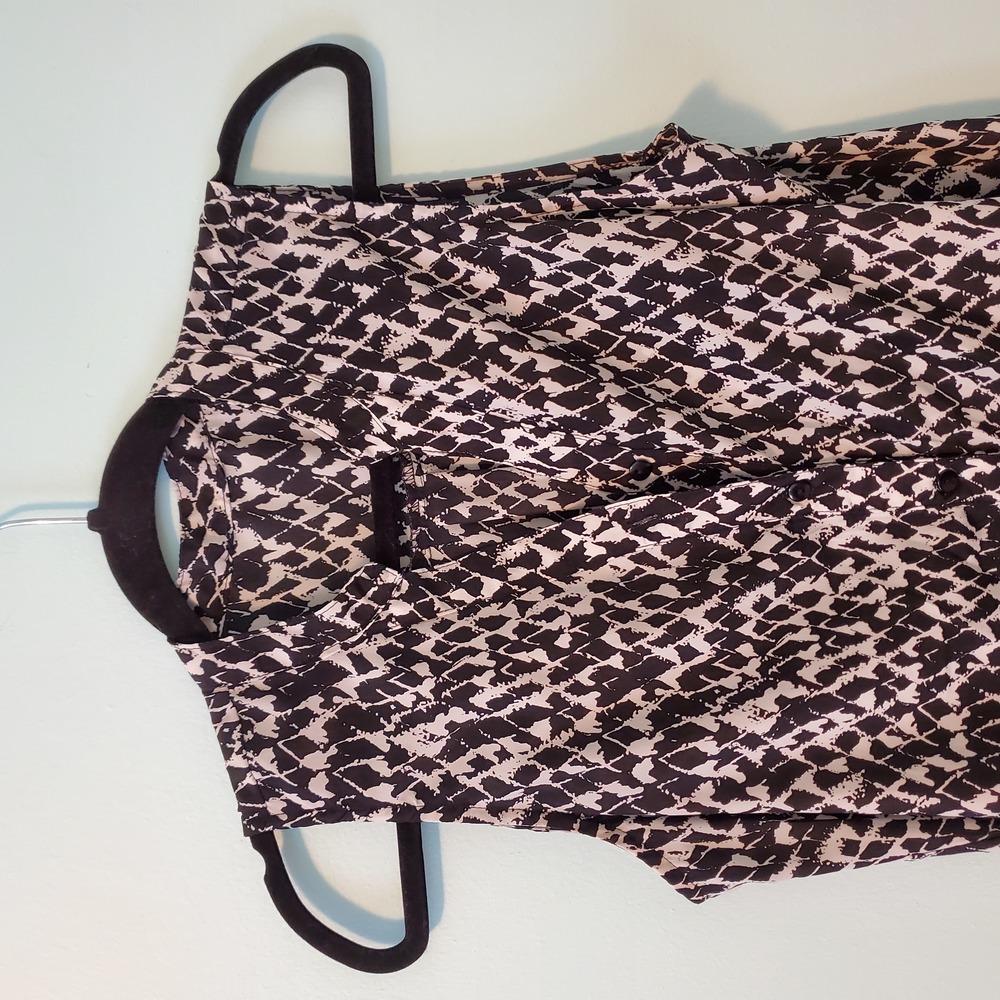 FUNKY B&W Snake Print Top